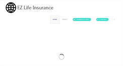 Desktop Screenshot of myezlifeinsurance.com